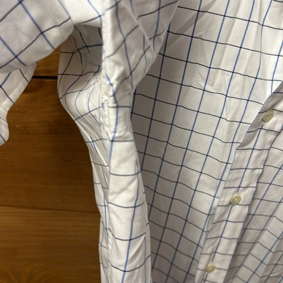 RALPH LAUREN Classic Fit Men Button Down White Plaid Long Sleeve business casual - Picture 8 of 8